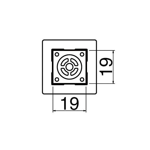 作業場工具 ノズル/BGA 18MMX18MM N51-18 1個