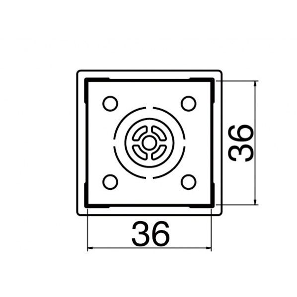 作業場工具 N51-24 ノズル/BGA 35MMX35MM 1個