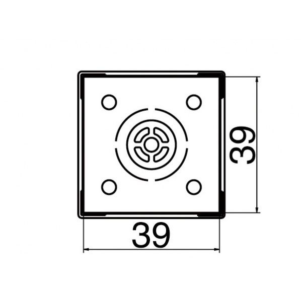 作業場工具 N51-25 ノズル/BGA 38MMX38MM 1個