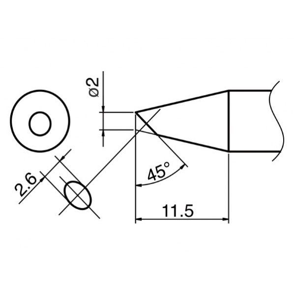 こて先 2SSBC型 T33-SSBC2 1個