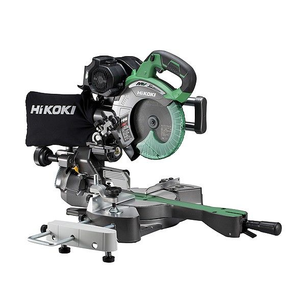 HiKOKI(ハイコーキ) C3607DRA(K)(NN) 36Vコードレス卓上スライド丸のこ 刃径190mm 両傾斜 畜電池・充電器別売り チップソー黒鯱付き 切断幅312mm 1台...