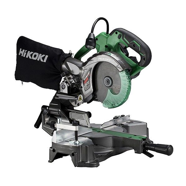 HiKOKI(ハイコーキ) C3606DRA(K)(NN) 36Vコードレス卓上スライド丸のこ 刃径165mm 左傾斜 畜電池･充電器別売り チップソー黒鯱付 切断幅182mm 1台...