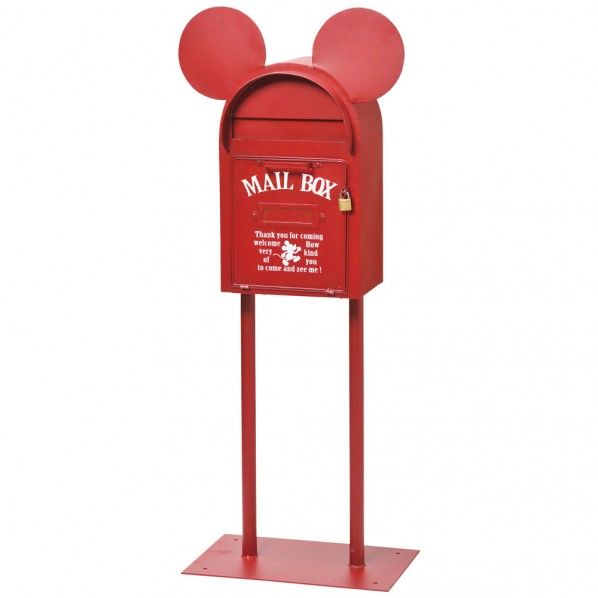 スタンドポスト(ヴィンテージミッキー) SD-6141-RD ka822-RD レッド 1個