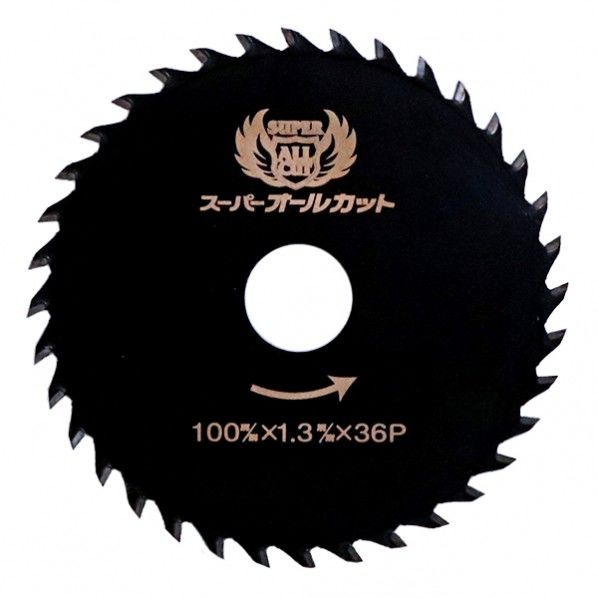 YAMASHIN スーパーオールカット 多種材切断用チップソー 100x1.3x36P 1枚