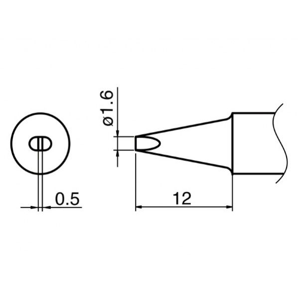 こて先 1.6SSD型 T33-SSD16 1個
