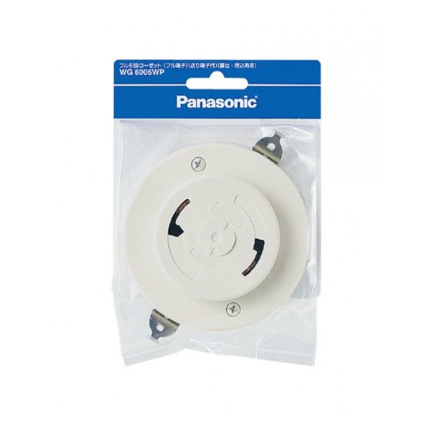 フル引掛ローゼット(露出・埋込両用) WG6005WP 1点