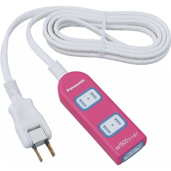 ザ・タップX3コ口2mコード付ピンク WHA2523NKP 1点