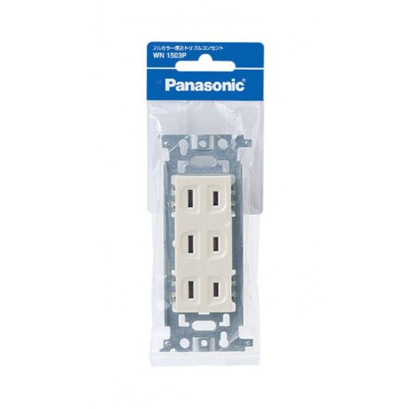 フルカラートリプルコンセント/P WN1503P 1点