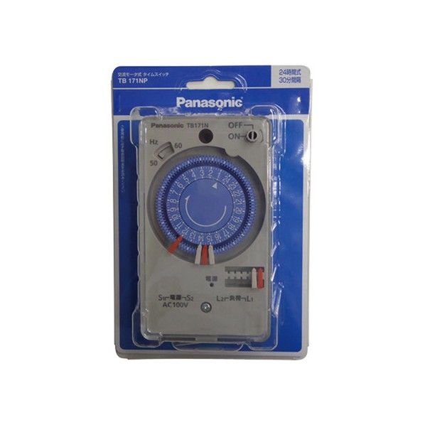 ボックス型タイムスイッチ 交流モータ式(24時間式)(1回路型)(同一回路)