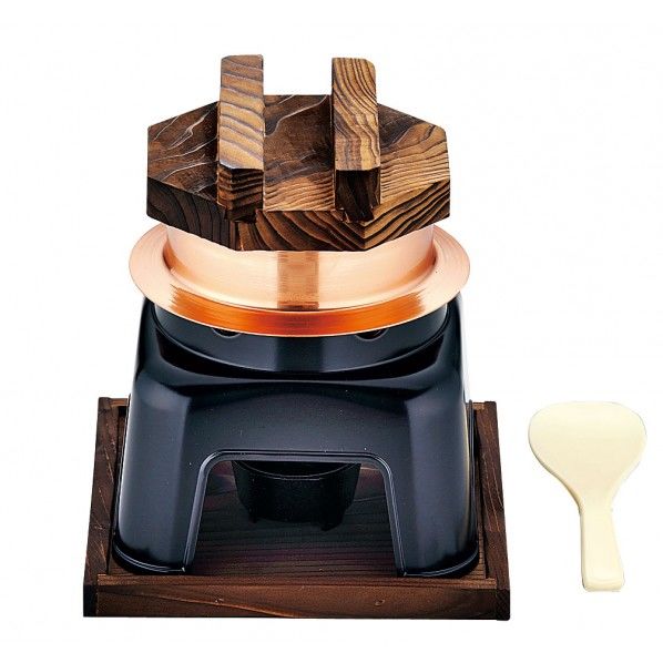 TKG 純銅 てん火 釜めしセット QKM7201 1個