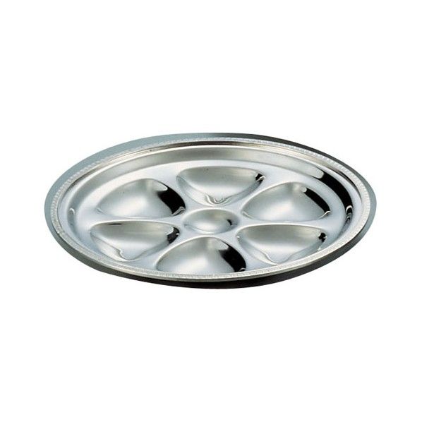 UK18-8菊渕オイスタープレート POI03 1個