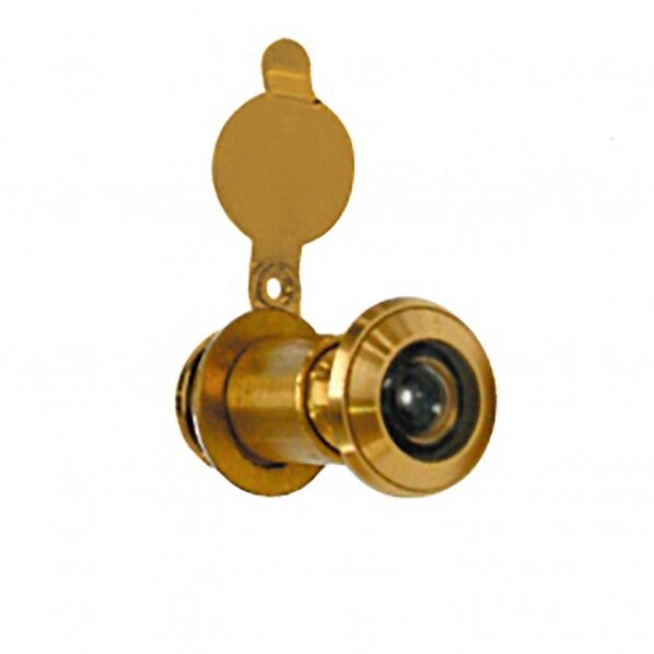 広角空転式ドアスコープ ゴールド N-2067 1点