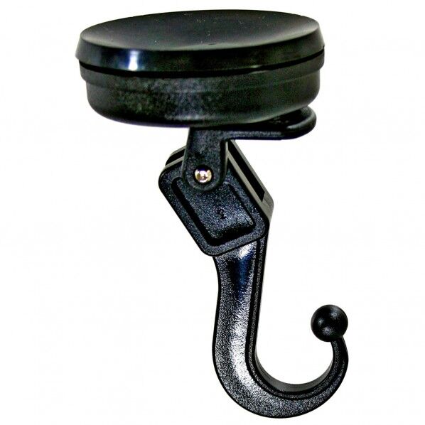 ダブルロック吸盤フック ブラック サイズ:58mmX95mmX58mm N-2370 1個