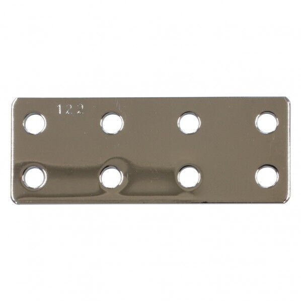 ジョイント金具 等辺アングル フラット型 クローム 122 1個