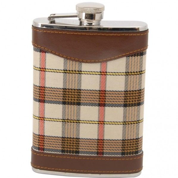 チェックスキットル 8oz ベージュ DG-0611 1個