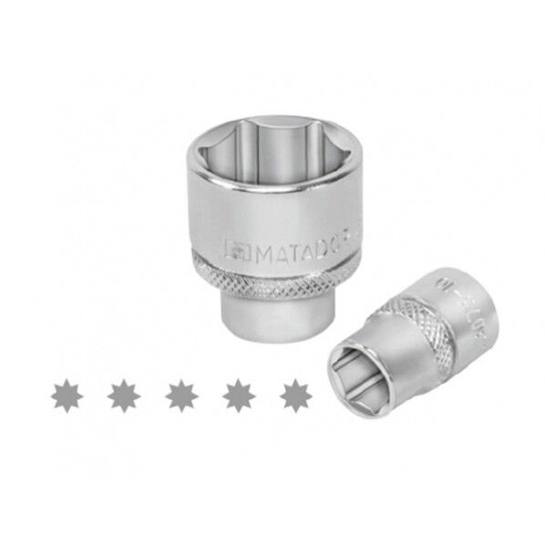 1/2SQ ソケット(6角) 8MM 40750080 1丁