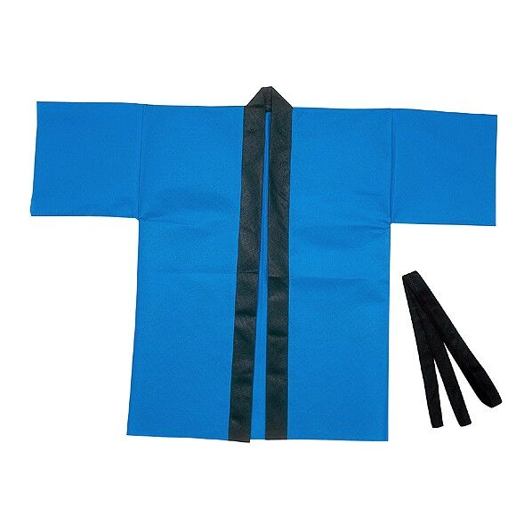 カラー不織布ハッピ子供用J青 1289 1