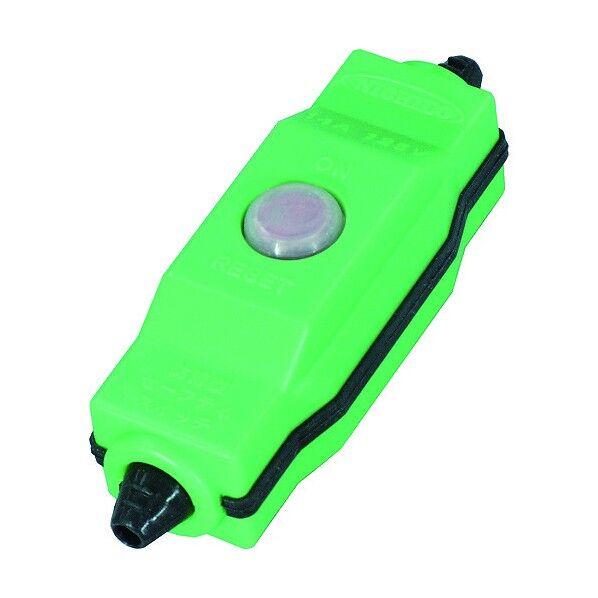 防雨型中間スイッチ セーフティスイッチ 緑 SW-01 1個