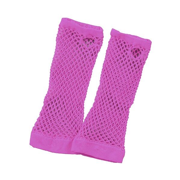 ☆カラーメッシュグローブ蛍光ピンク 2892 1