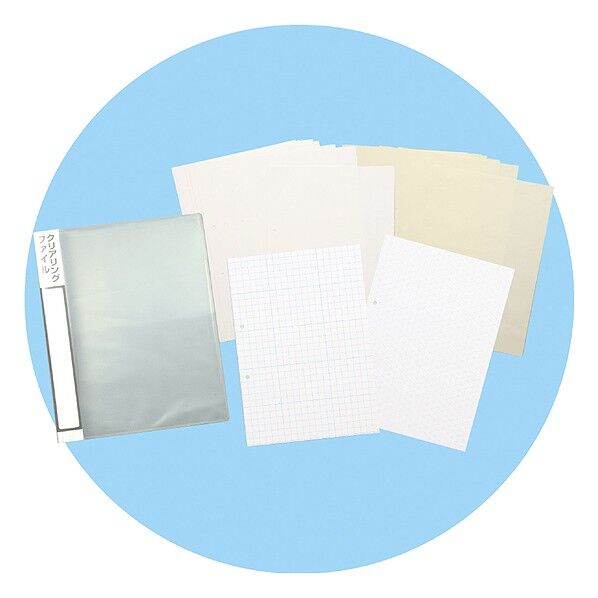 クリアリングファイルペーパーセットA4