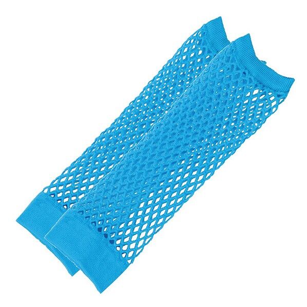 カラーメッシュレッグウォーマー 青 70×250mm(伸びていない状態) 2698 1個