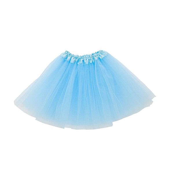 フリフリスカート 青 丈:約300mm、ウエスト:約400~800mm 3301 1個