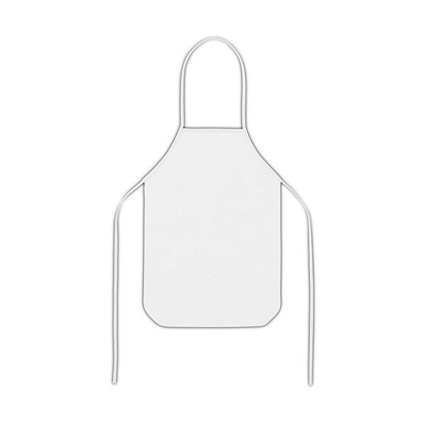 不織布エプロン 白 150×140mm 3494 1個