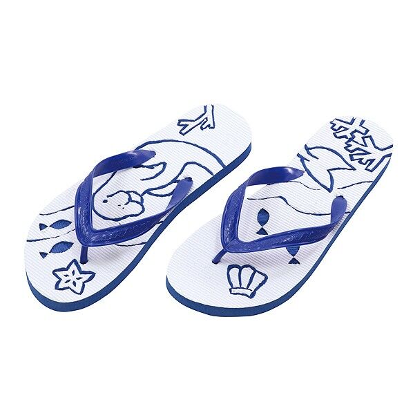 島ぞうり 青S (21-23cm) 21~23cm 4097 1個