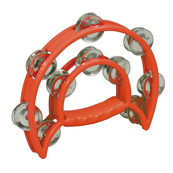 ダンスタンバリン 赤 210×160×30mm 4197 1個