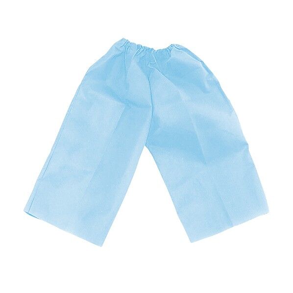 衣装ベース C ズボン 水色 総丈:540mm、胴回り:360~700mm、股下:350mm 4284 1個
