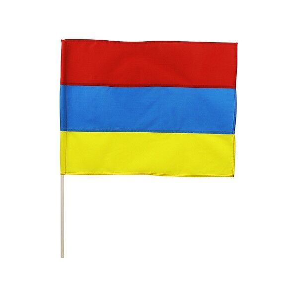 ●大旗 (丸棒φ12mm)赤/青/黄 旗:約590×440mm、棒:φ12×750mm 4597 1個