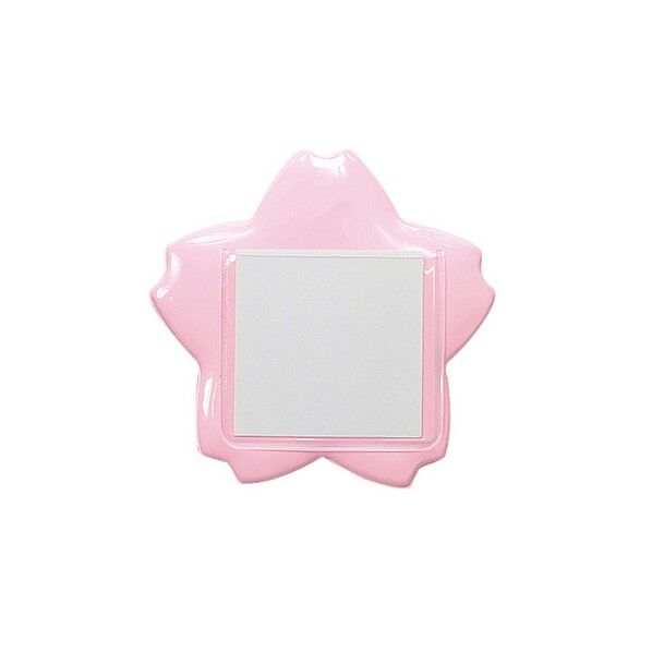 さくら型幼稚園名札 ピンク 65×65×2mm中紙:34×34mm 5769 1個