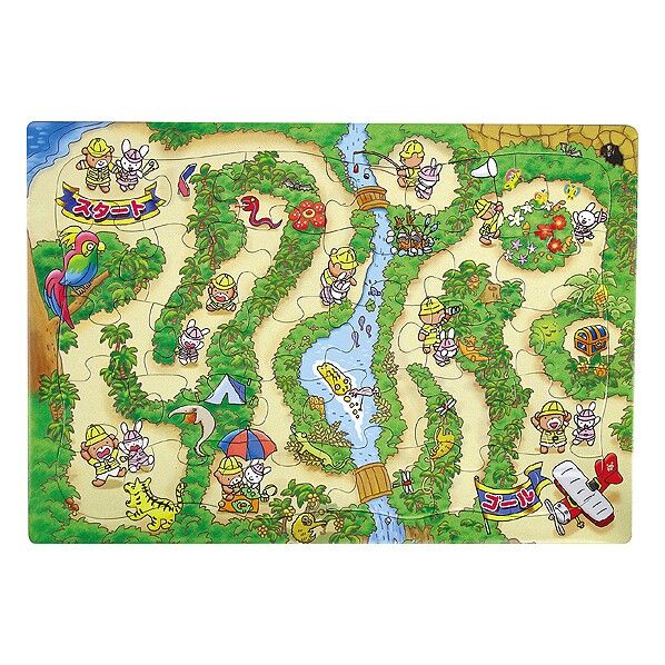 ジグソーパズルジャングルめいろ