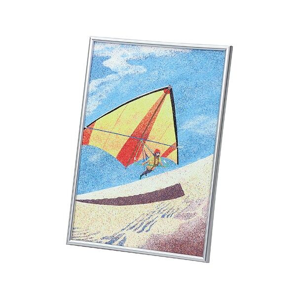 砂絵セットA4 メタリックフレーム付 ■のり付シート各/ A4 297×210mm 13726 1個