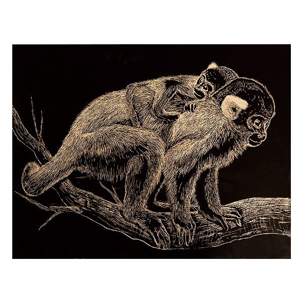 ゴールドスクラッチボードメタリックフレーム付