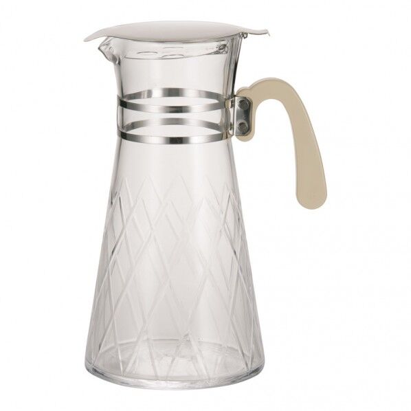 ガラスジョッキ矢来(氷止メ付) 大 PZY10001 1個