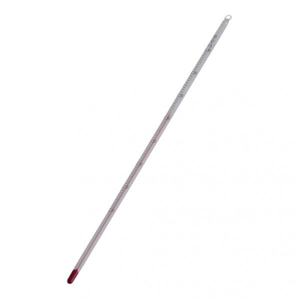 ガラス棒状温度計 アルコール BOV13001 1個