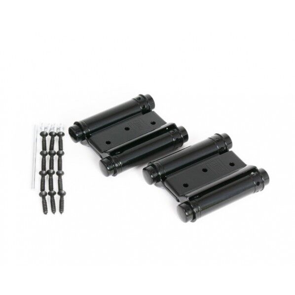 PEN 鉄 黒塗り自由蝶番(両開) 黒 64mm 26061 1個