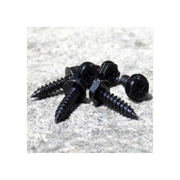 6角フランジタッピングビス 黒色 4X16 ID-200 8本