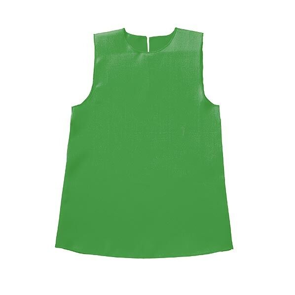 ソフトサテンワンピース C緑