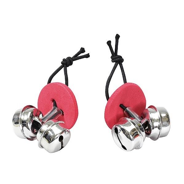 ゆびベル (2個組) 赤 ゴム部分:約φ20mm、鈴:約φ20mm 14569 2個