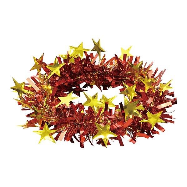 キラキラはなかんむり 赤/金 約φ180mm 14705 1個