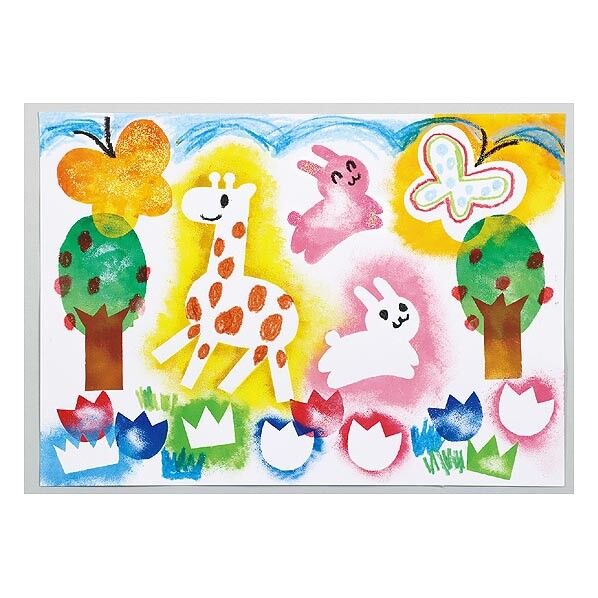 かんたんステンシルはんが 8切