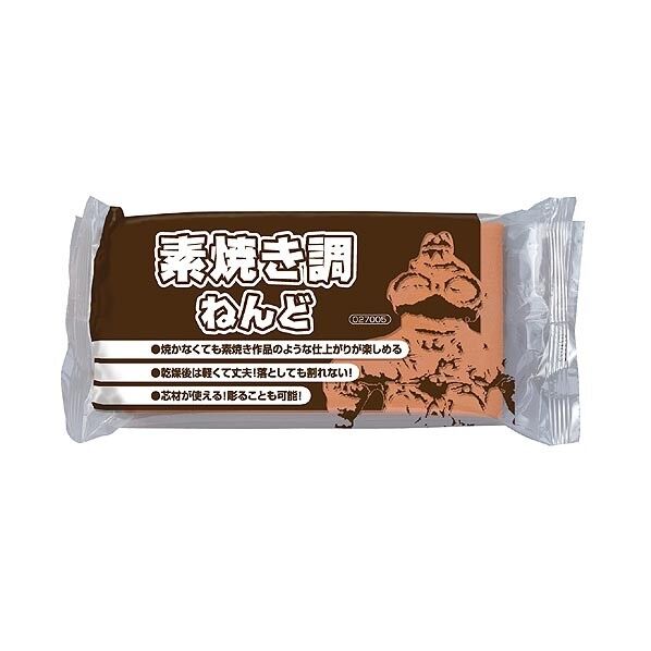 素焼調ねんど350gヘラ付(60645)