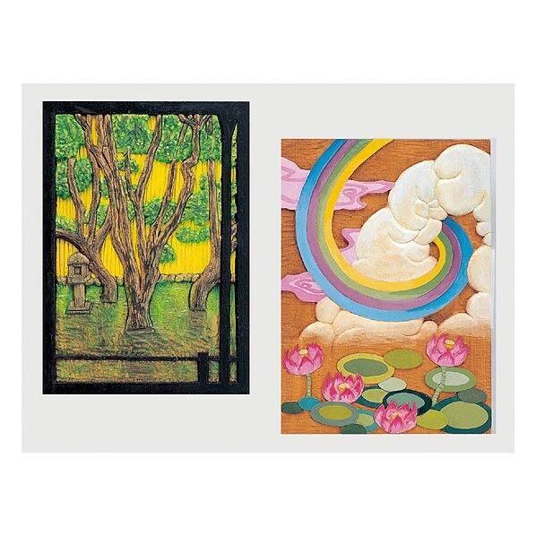 木彫板桂B(240x170x14mm) 30501 1