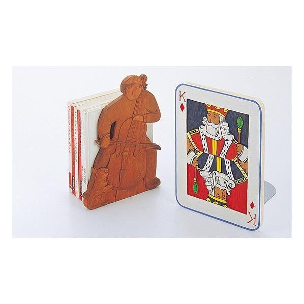 木彫ブックエンド(しな)