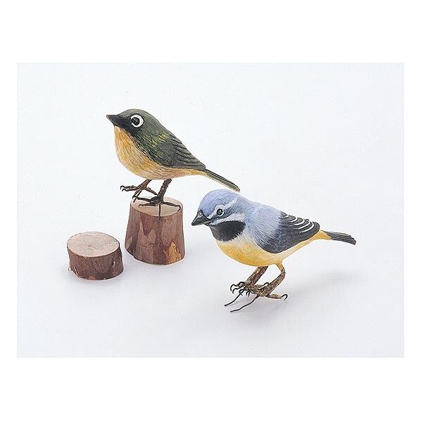 ウッドカービングA小鳥(しな)