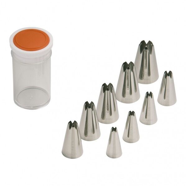 SAケース入18-8口金セット 花 5切 WKT69 9個