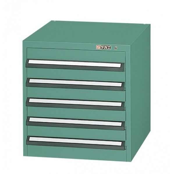 中量工具キャビネット グリーン 580×600×600mm KB-601 1台