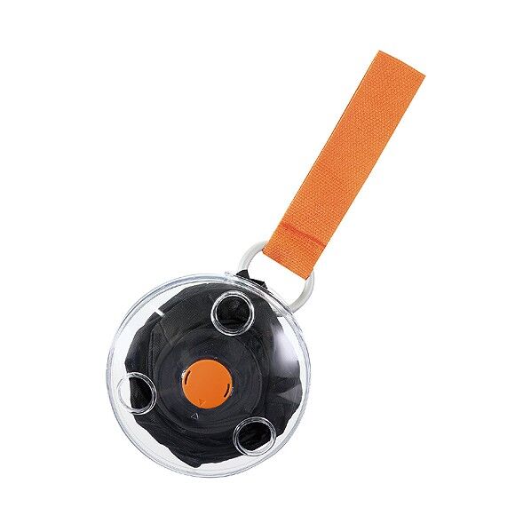 巻き取り式エコバッグ 収納時:約φ100×35mm、使用時:350×310×35mm 50552 1個